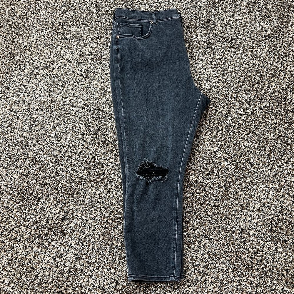 Express Skinny High Rise Hyper Stretch Jeans - 16 Short​